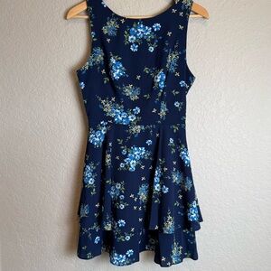 B. DARLIN Floral Sleeveless Dress